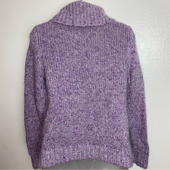 Talbots purple turtle neck pullover sweater - Picture 3 of 6
